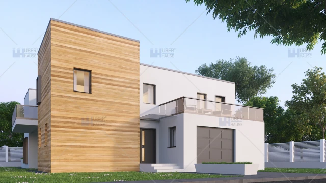 Proiect casa parter + etaj (212 mp) - Abya