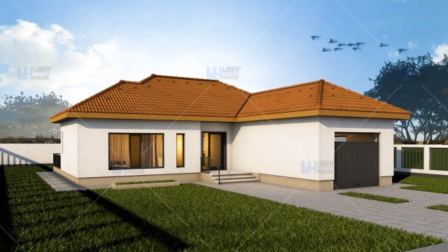 Proiect casa parter (98 mp) - Eva