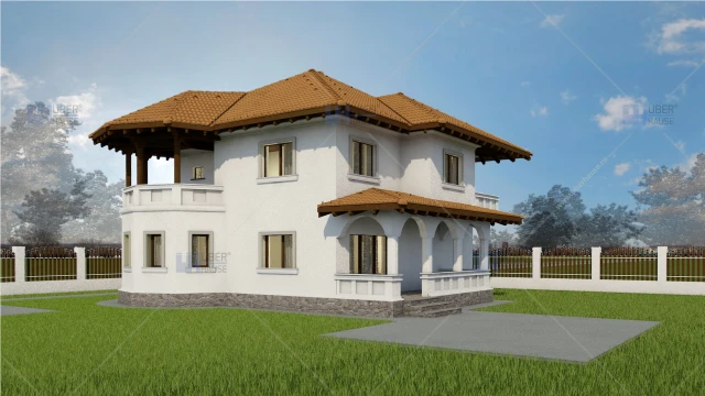 Proiect casa parter + etaj (144 mp) - Towera